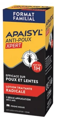 Apaisyl Anti-Poux Xpert Radical Lotion Lice And Nits 200ml
