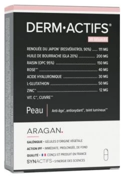 Aragan Synactifs DermActifs 30 Capsules