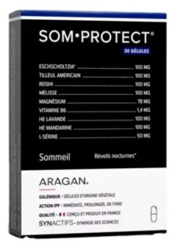 Aragan Synactifs SomActifs Organic 30 Capsules