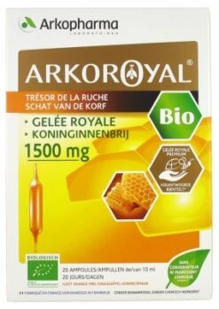 Arkopharma Arko Royal Treasure Of The Hive Royal Jelly 1500mg Bio 20 Phials