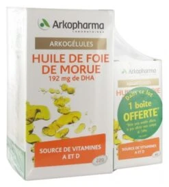 Arkopharma Arkocaps Cod Liver Oil 220 Capsules + 60 Capsules Free
