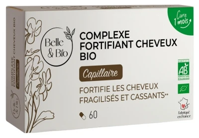 Belle & Bio Organic Hair Fortifying Complex 60 Capsules 1 Belle & Bio Organic Hair Fortifying Complex 60 Capsules