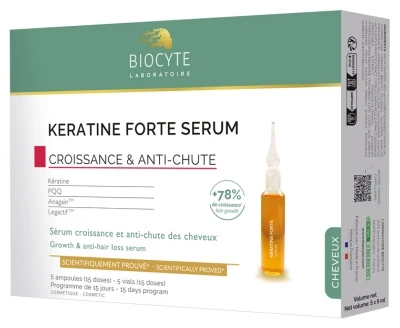 Biocyte Anti-Hair Loss Keratine Forte Serum 5 Phials 1 Biocyte Anti-Hair Loss Keratine Forte Serum 5 Phials