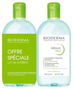 Bioderma Sébium H2O Purifying Cleansing Micelle Solution 2 X 500ml