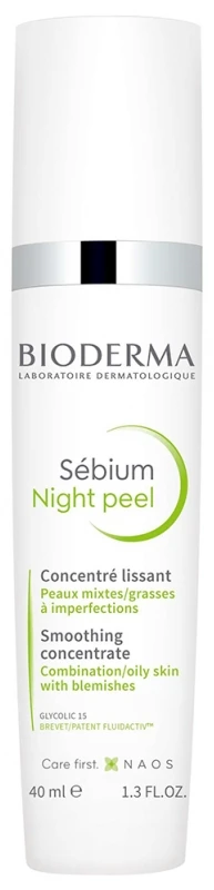 Bioderma Sébium Night Peel Smoothing Concentrate 40ml