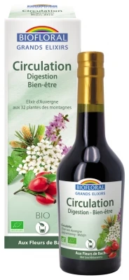 Biofloral Grands Elixirs Circulation Digestion Well-being Organic 375ml