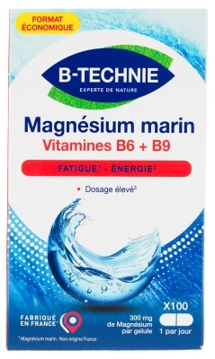 Biotechnie Marine Magnesium B6 B9 100 Capsules
