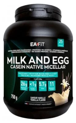 Eafit Muscle Construction Milk & Egg 95 Micellar 750g