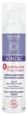 Eau De Jonzac Sublimactive Mature Skin Silky Replenishing Cream Organic 40ml