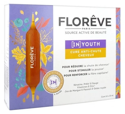 Florêve In Youth Anti-Hair Loss Cure 14 Phials X 15ml 1 Florêve In Youth Anti-Hair Loss Cure 14 Phials X 15ml