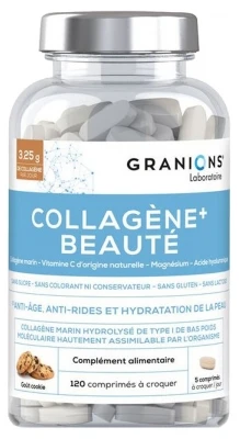Granions Collagen+ Beauty 120 Tablets To Crunch