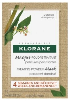 Klorane Treating Powder Mask With Galangal Persistent Dandruff 8 Sachets