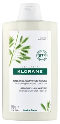 Klorane Ultra-Gentle - All Hair Types Shampoo With Oat Milk 400ml