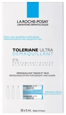 La Roche-Posay Toleriane Ultra Face And Sensitive Eyes Makeup Remover 30 X 5ml