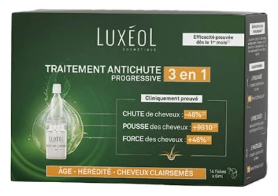 Luxéol Progressive Hair Loss 14 Vials 1 Luxéol Progressive Hair Loss 14 Vials