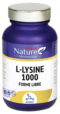 Nature Attitude L-Lysine 1000 Free Form 60 Capsules