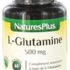 Natures Plus L-Glutamine 500 Mg 60 Capsules Vegetables