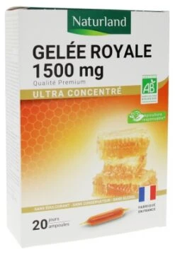 Naturland Royal Jelly Organic 20 Phials Of 10ml
