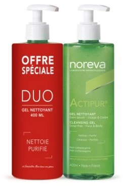 Noreva Actipur Purifying Dermo-Cleansing Gel 2 X 400ml