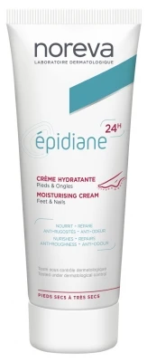 Noreva Epidiane 24H Moisturising Cream Feet And Nails 125ml