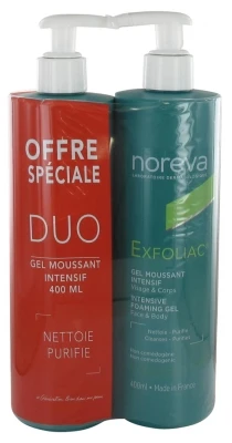 Noreva Exfoliac Intensive Foaming Gel 2 X 400ml
