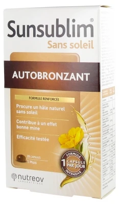 Nutreov Sunsublim Self-Tanner 28 Gel-Caps