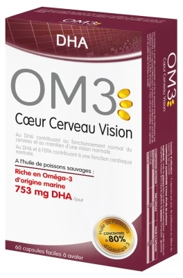 OM3 Heart Brain Vision 60 Capsules 1 OM3 Heart Brain Vision 60 Capsules