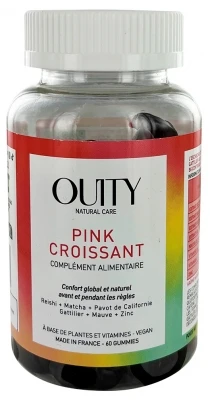 Ouity Pink Croissant 60 Gummies