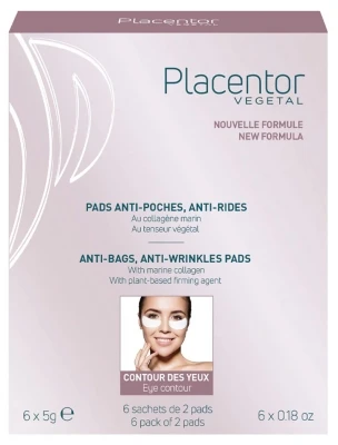 Placentor Végétal Anti-Pouch Anti-Wrinkle Pads 6 X 3g 1 Placentor Végétal Anti-Pouch Anti-Wrinkle Pads 6 X 3g