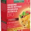 Santarome Organic Ginseng Royal Jelly Guarana Acerola Organic 30 Phials
