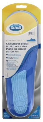 Scholl ExpertSupport Flat And Casual Shoes Comfort Soles Size 2 (41-46.5) 1 Pair