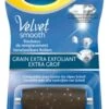 Scholl Velvet Smooth Express Pedi Crystal Diamonds Extra Exfoliating Grain 2 Replacement Rolls