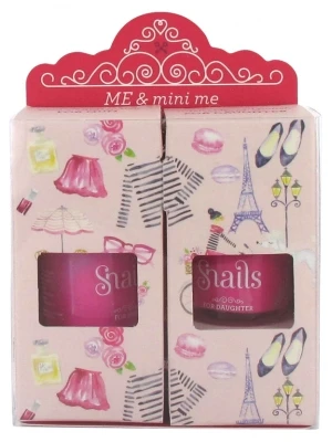Snails Me & Mini Me Pack Mom - Girl 2 Nail Polishes 1 Snails Me & Mini Me Pack Mom - Girl 2 Nail Polishes
