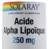 Solaray Alpha Lipoic Acid 250mg 30 Capsules Vegetable
