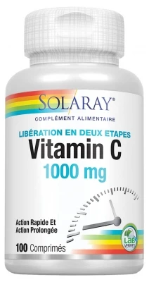 Solaray Vitamin C 1000mg 100 Tablets
