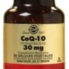 Solgar CoQ-10 30mg 30 Vegetable Capsules