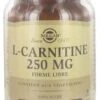 Solgar L-Carnitine 250mg 90 Vegetable Capsules