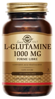 Solgar L-Glutamine 1000mg Free Form 60 Tablets
