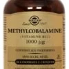 Solgar Methylcobalamine (Vitamin B12) 1000µg 30 Tablets To Crunch