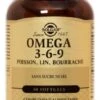 Solgar Omega 3-6-9 Fish, Linen, Borage 60 Capsules