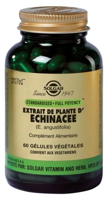 Solgar Plant Extract Echinacea 60 Vegetable Capsules