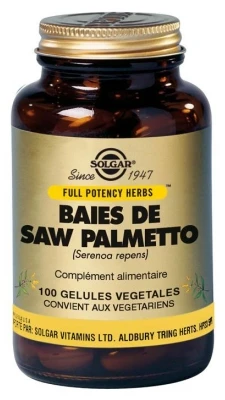 Solgar Saw Palmetto Berries 100 Vegetable Capsules