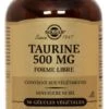 Solgar Taurine 500mg 50 Vegetable Capsules