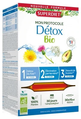 Superdiet Organic My Detox Protocol 30 Phials 1 Superdiet Organic My Detox Protocol 30 Phials