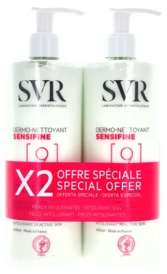 SVR Sensifine Dermo-Nettoyant 2 X 400ml