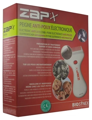 Visiomed Zap'x Electronic Anti-Lice Comb VM-X100 1 Visiomed Zap'x Electronic Anti-Lice Comb VM-X100