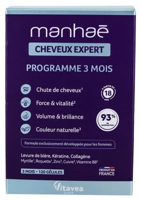 Vitavea Manhaé Cap Expert 120 Capsules 1 Vitavea Manhaé Cap Expert 120 Capsules