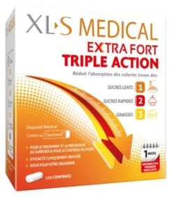 XLS Medical Extra Strong Support For Weight Loss 120 Tablets